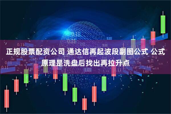 正规股票配资公司 通达信再起波段副图公式 公式原理是洗盘后找出再拉升点